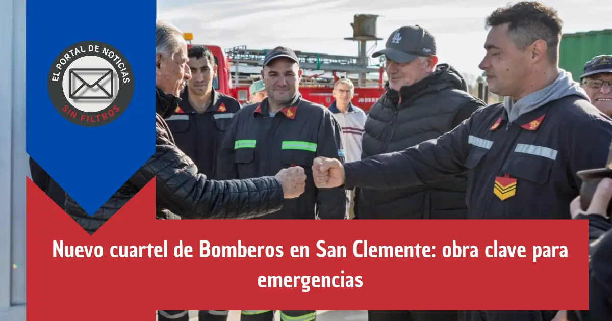 Nuevo cuartel de Bomberos en San Clemente: obra clave para emergencias