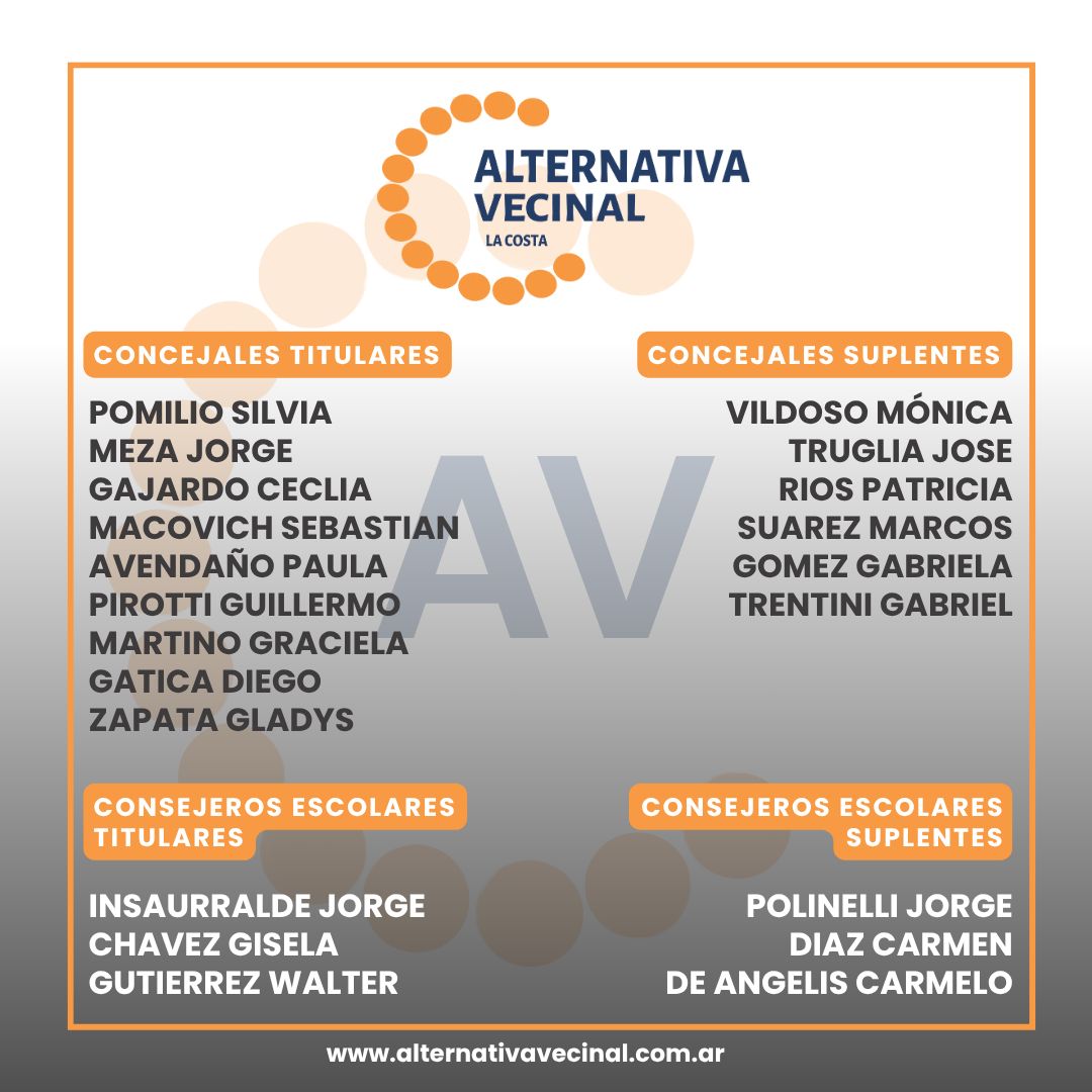 Alternativa Vecinal La Costa 2025